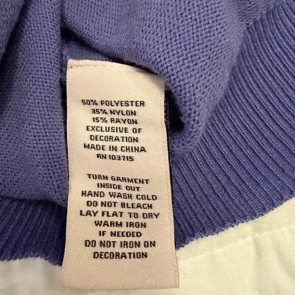 Nanette Lapore Purple Mock Neck Pleated Sleeve Womens Medium - Picture 3 of 7